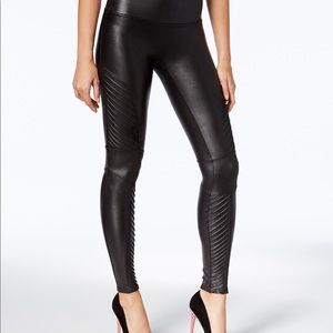 Spanx moto leggings
